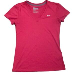 Nike Women’s V-Neck Short Sleeve DriFit T-Shirt